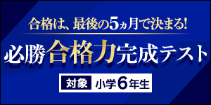 必勝合格力完成テスト