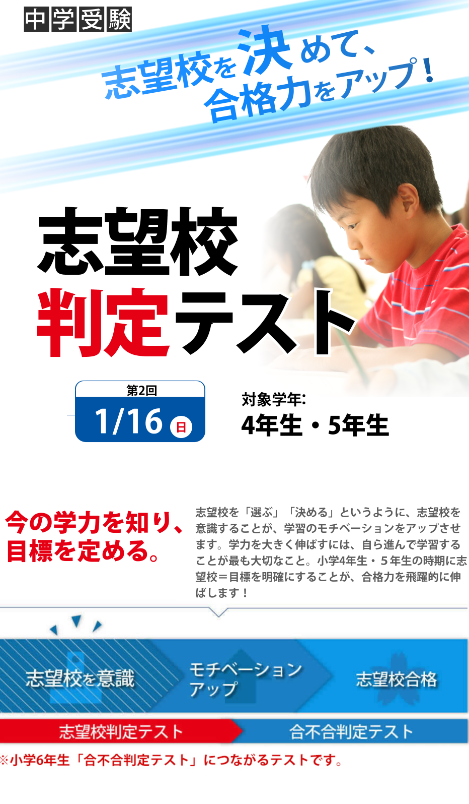 5年志望校判定テスト