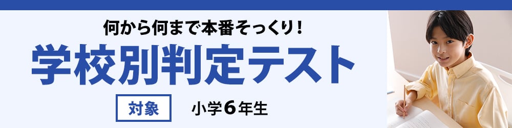 学校別判定テスト