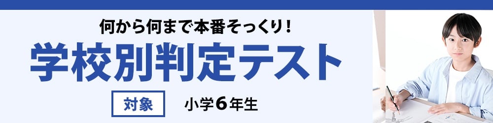 学校別判定テスト
