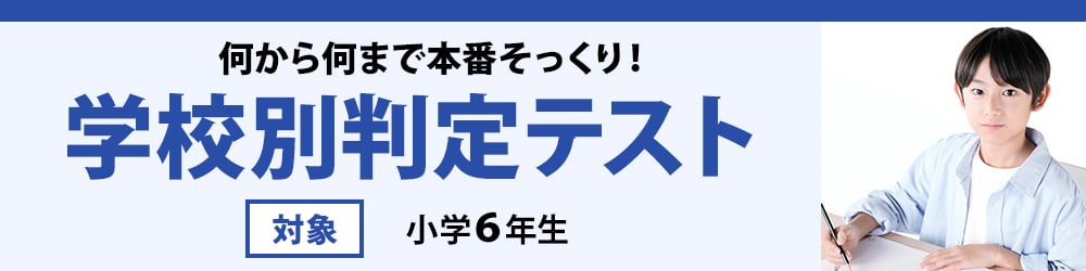 学校別判定テスト
