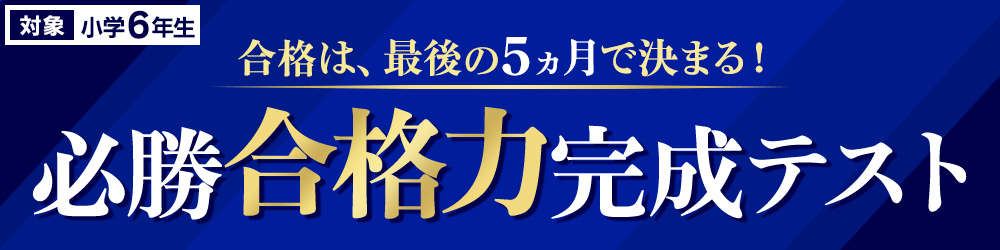 必勝合格力完成テスト