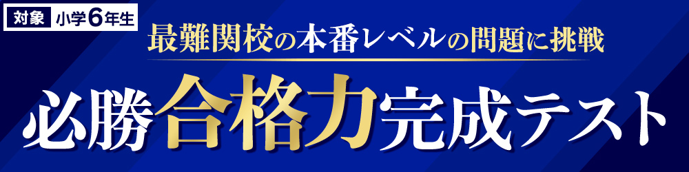 必勝合格力完成テスト