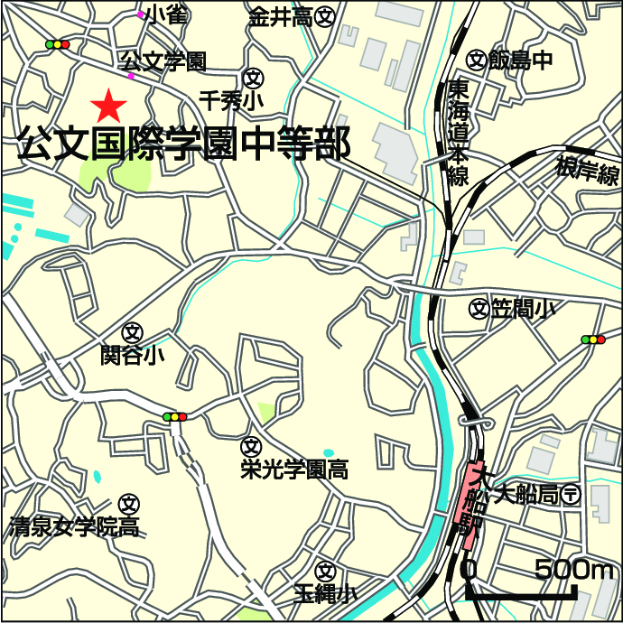 公文国際学園中等部へのアクセス