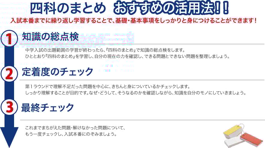 『四科のまとめ』おすすめの活用法！