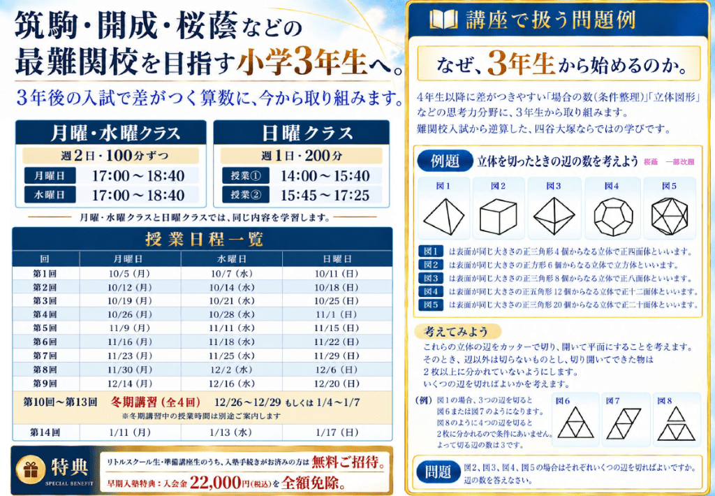 中学受験スタート講座② 中学受験スタート講座②
