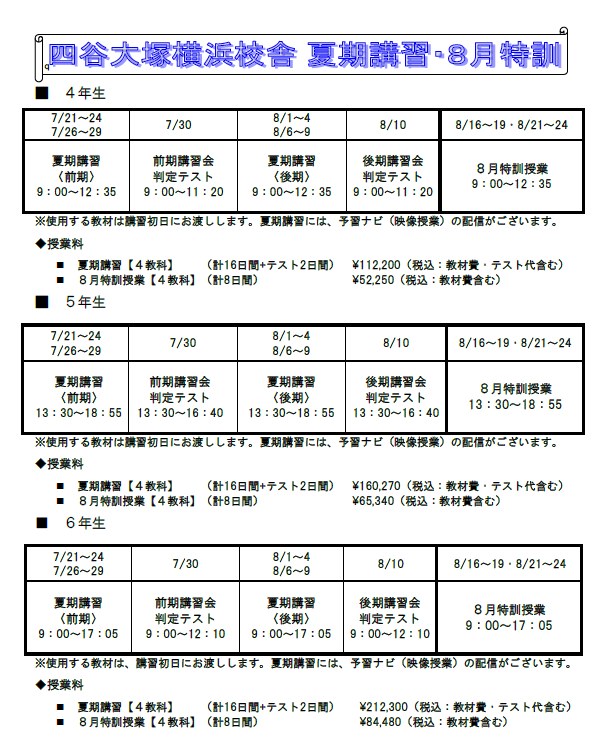 四谷大塚ドットコム 中学受験の四谷大塚 校舎のご案内 | 横浜校舎