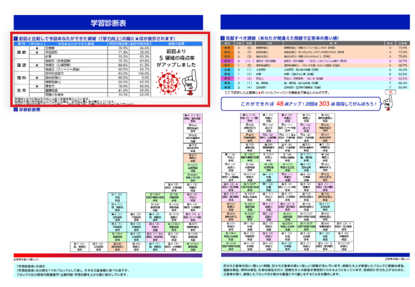 学習診断表